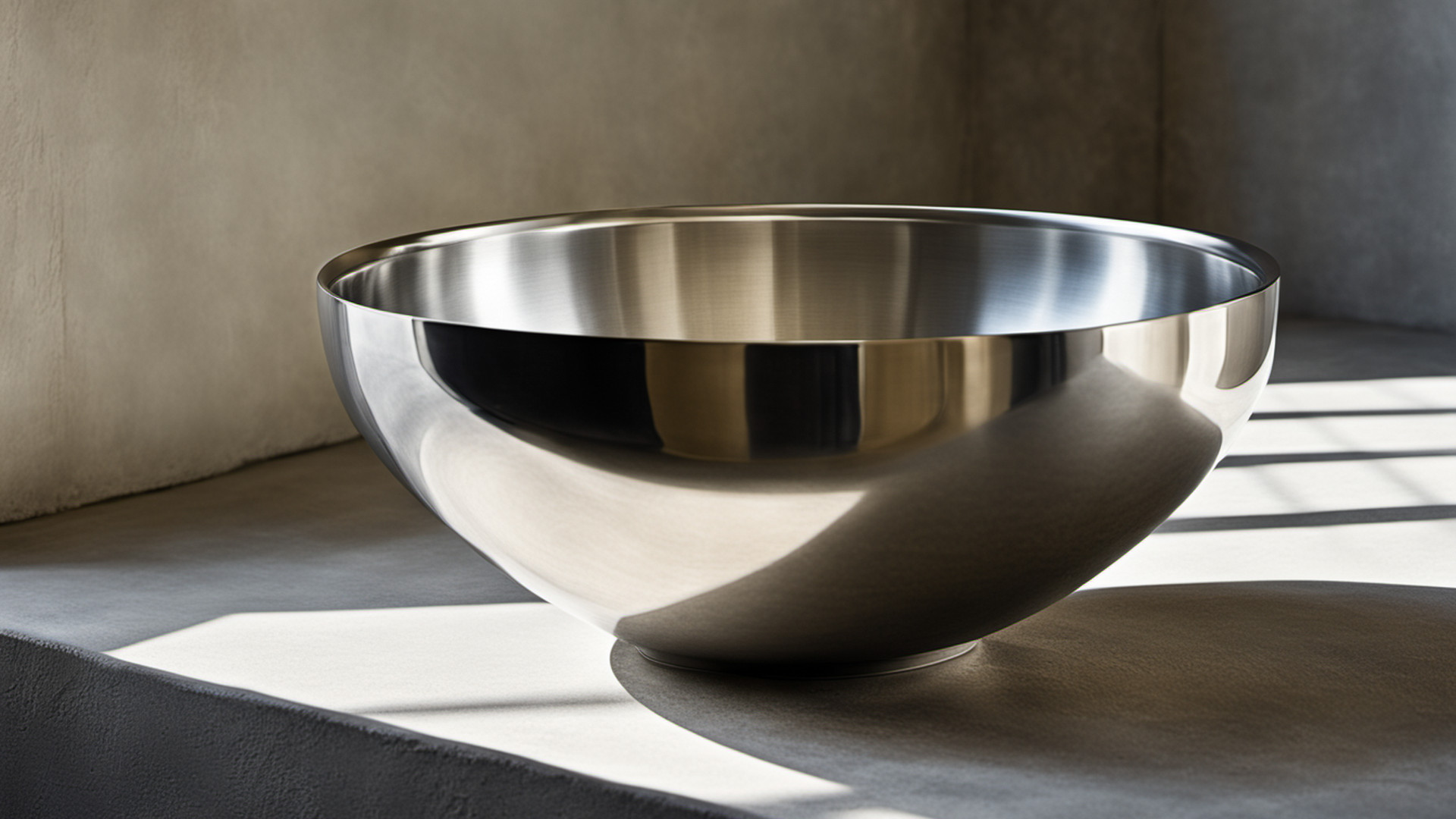 Generated illustration of a wide-opening mixing bowl; check the blender manual for container fit