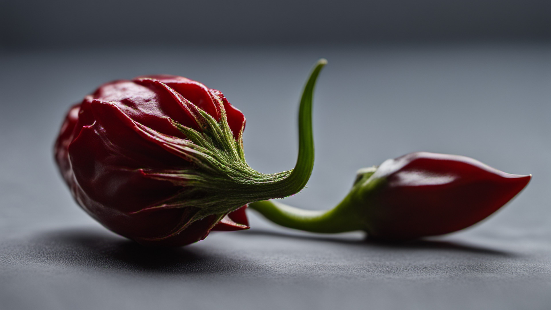 Generated whole ripe red Fresno chile