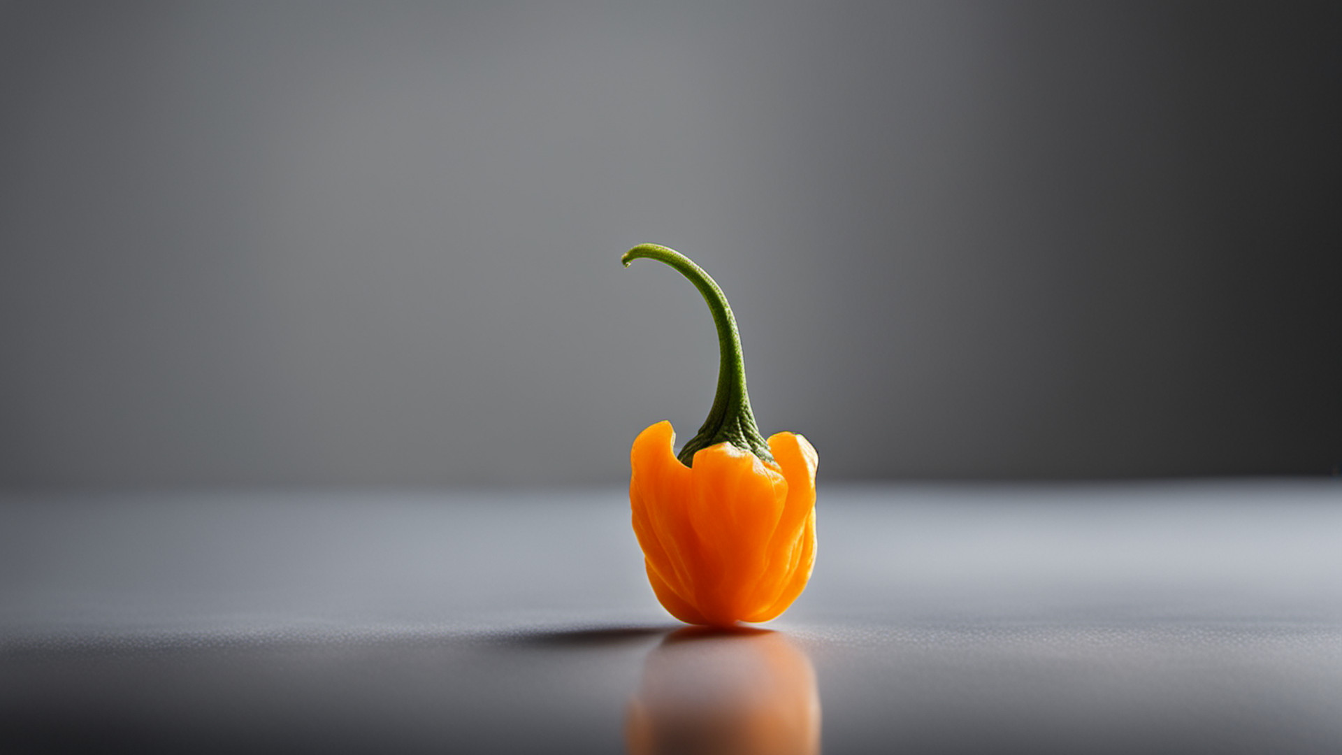 Generated whole ripe orange habanero