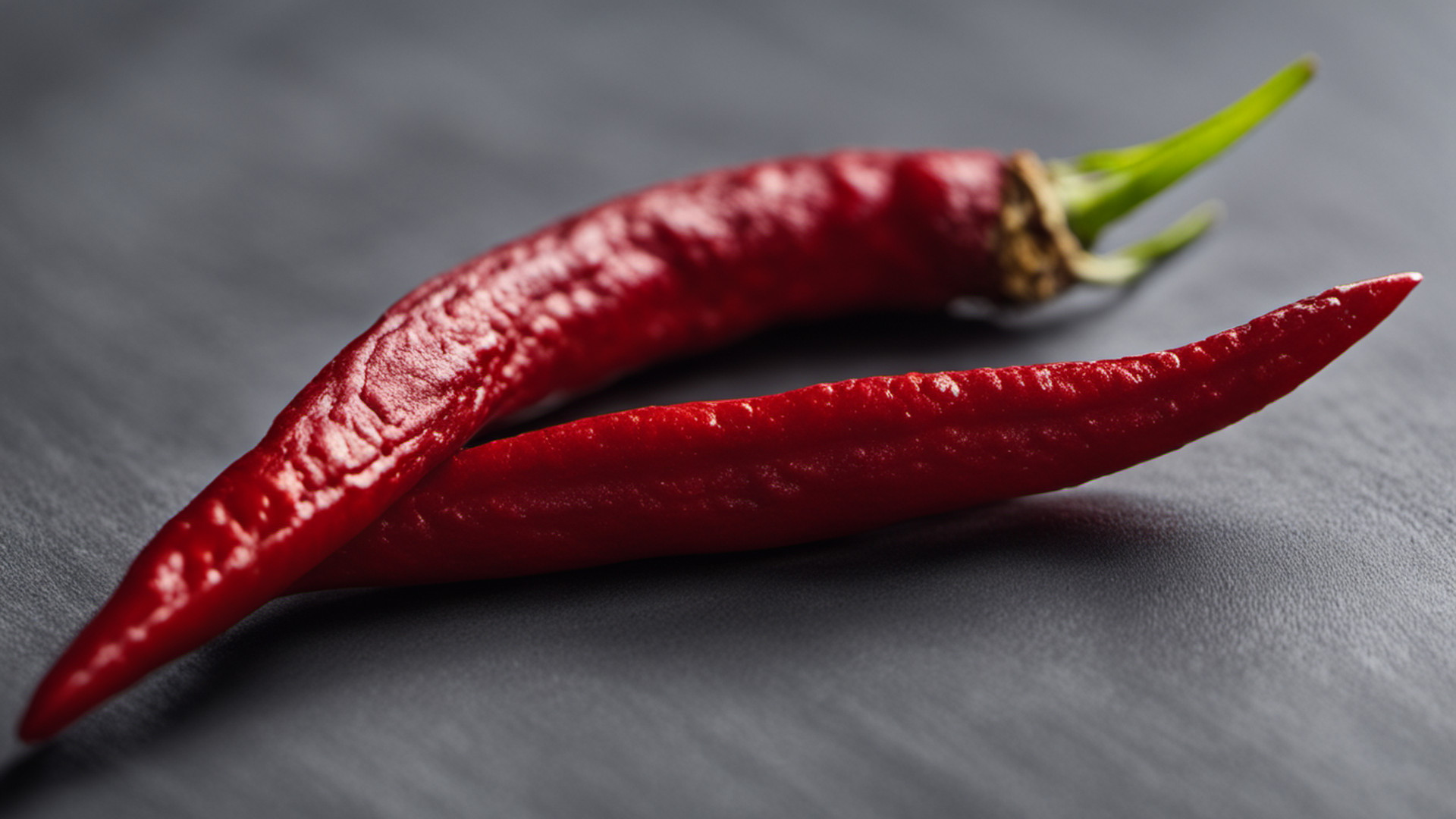 Generated whole ripe red cayenne pepper