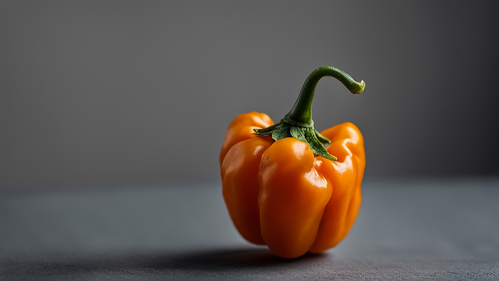 Generated whole ripe orange habanero