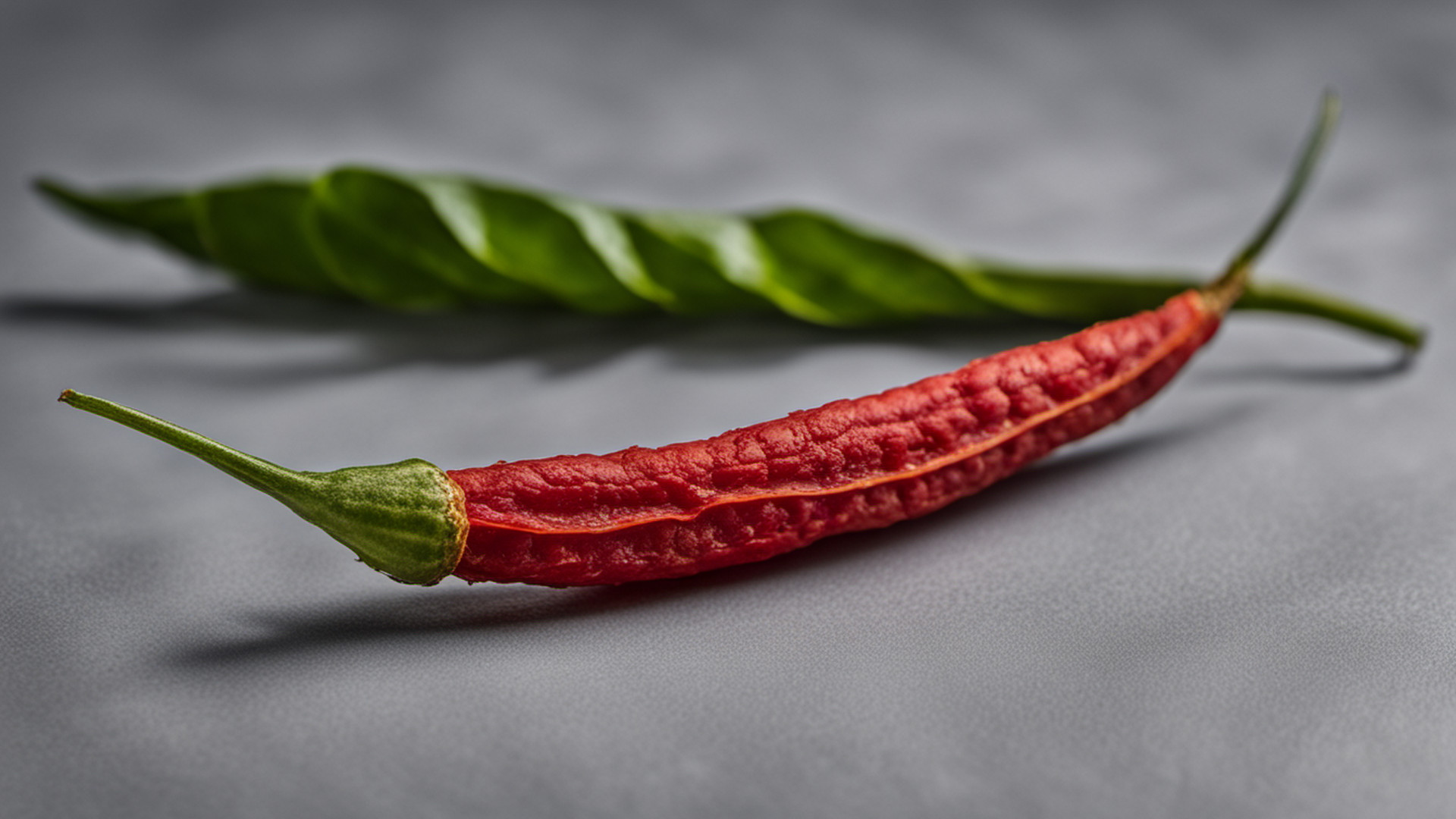 Generated whole ripe red cayenne pepper