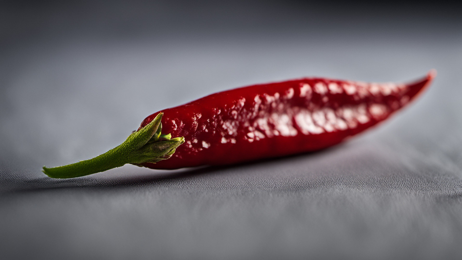 Generated whole ripe red cayenne pepper