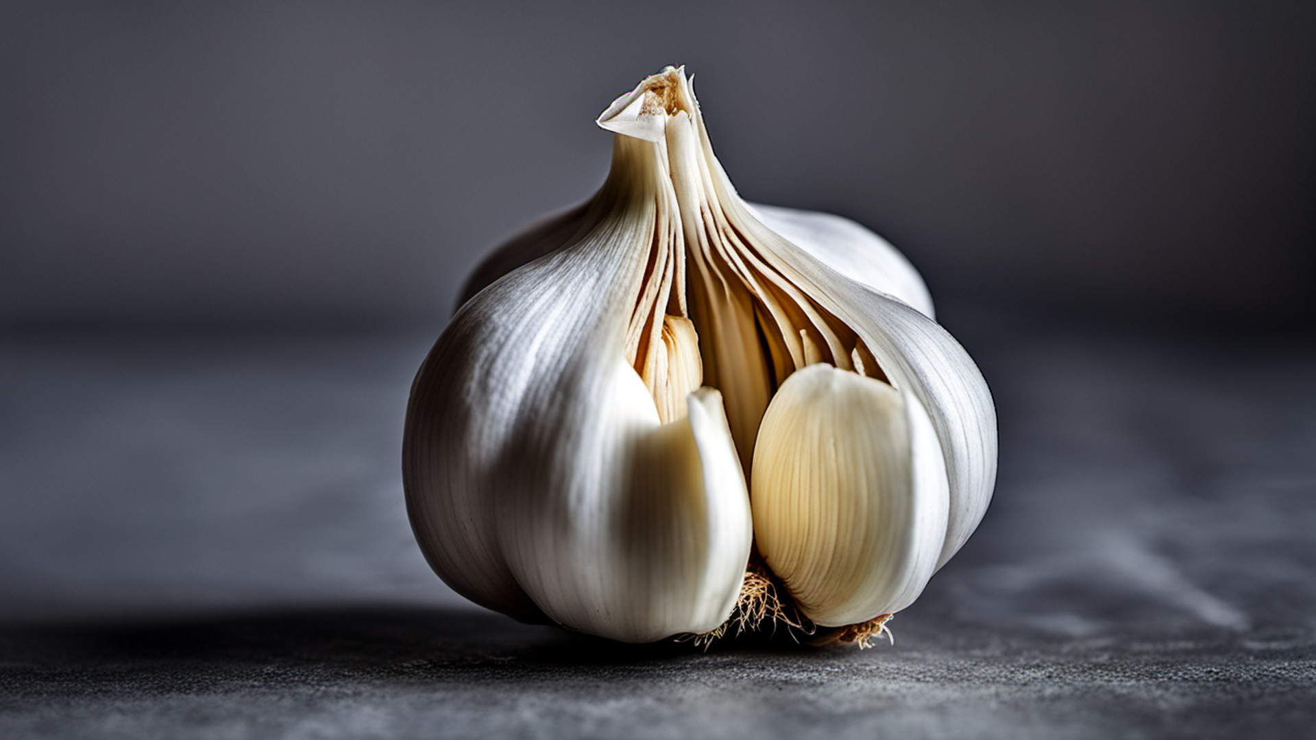 Generated whole garlic bulb