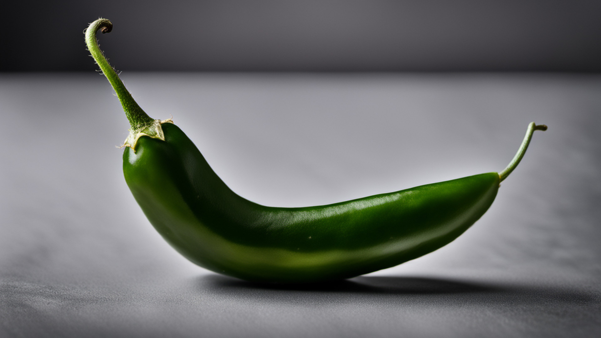Generated whole ripe green jalapeño