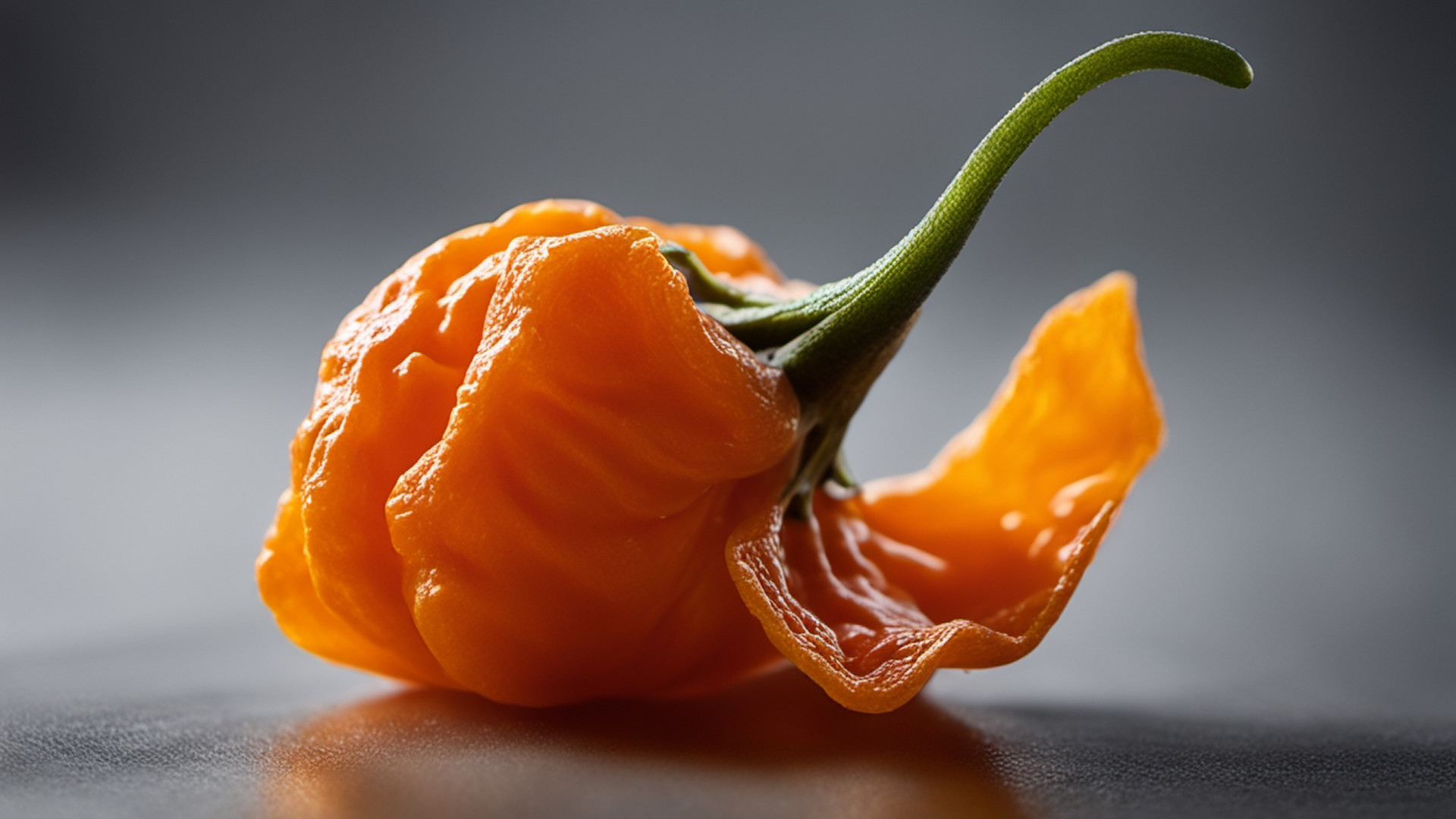 Generated whole ripe orange habanero