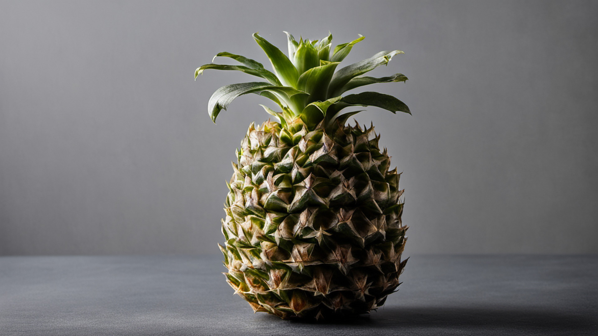 Generated one intact whole ripe pineapple