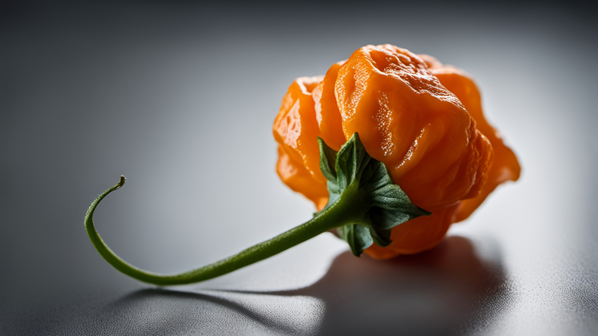 Generated whole ripe orange habanero